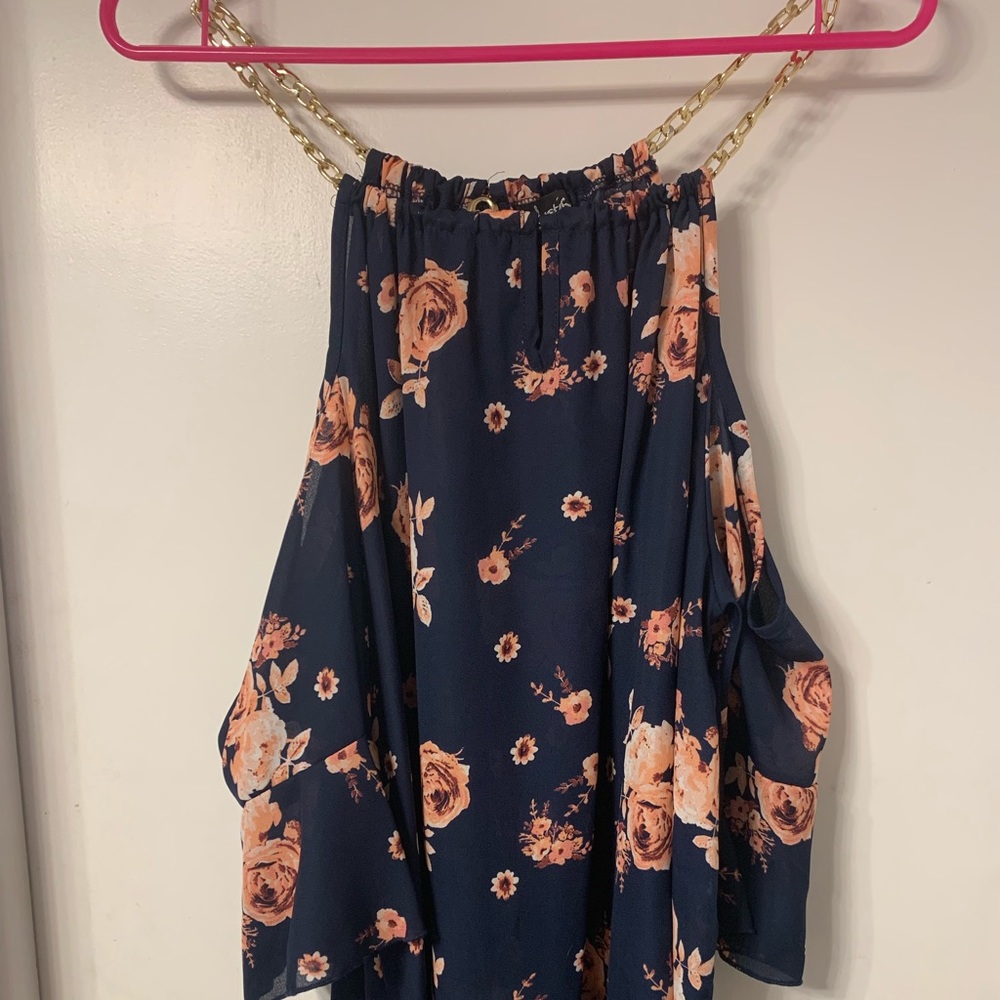 Off the shoulder floral top